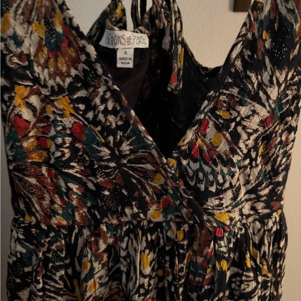 Patrons of Peace Multicolor Floral Maxi Dress - Picture 2 of 5